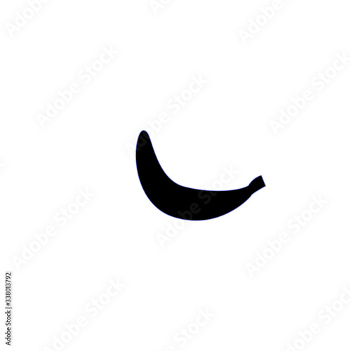 banana icon vector