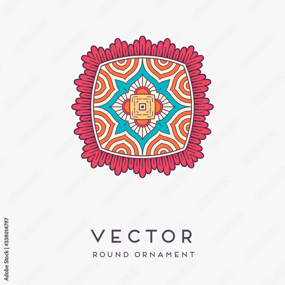 Fototapeta premium Vector indian Mandala
