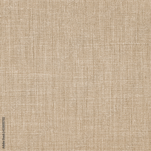 Brown beige natural cotton linen textile texture square background