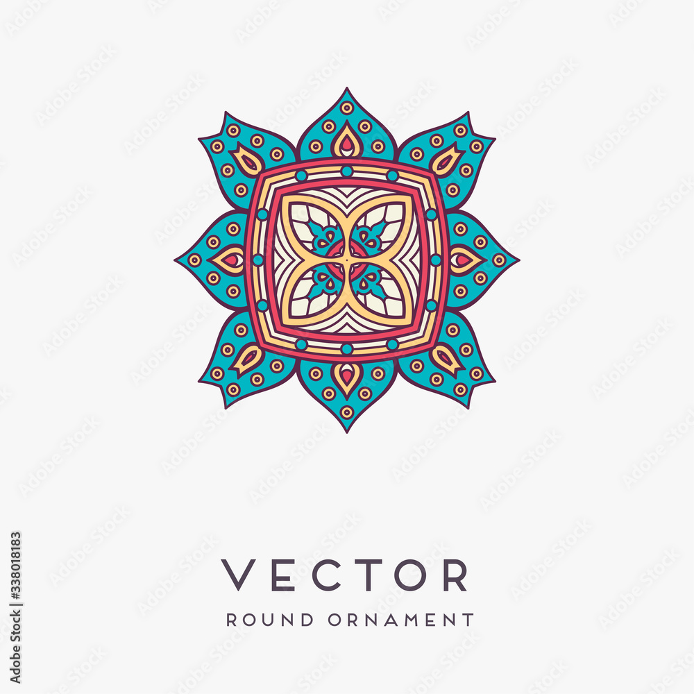 Fototapeta premium Vector indian Mandala
