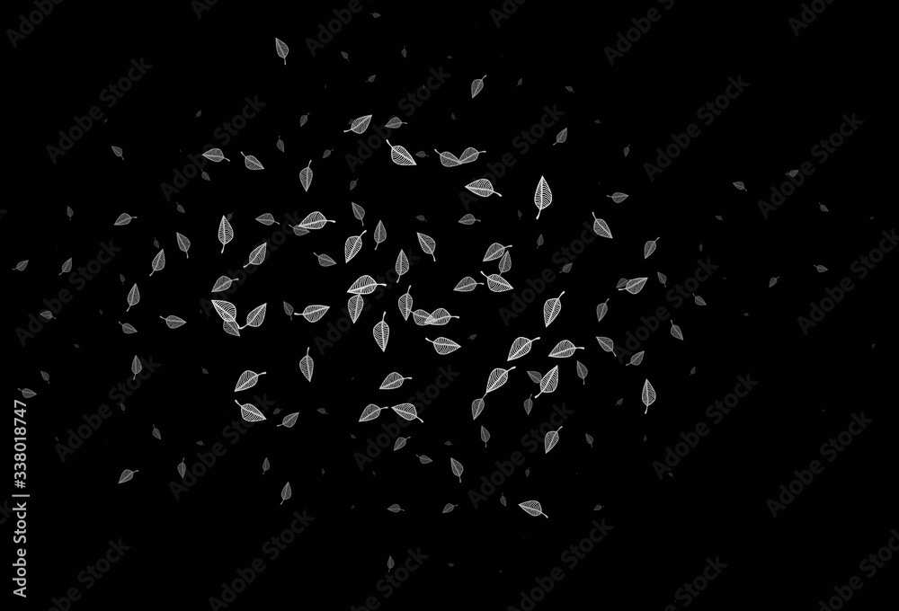 Dark Silver, Gray vector sketch backdrop.