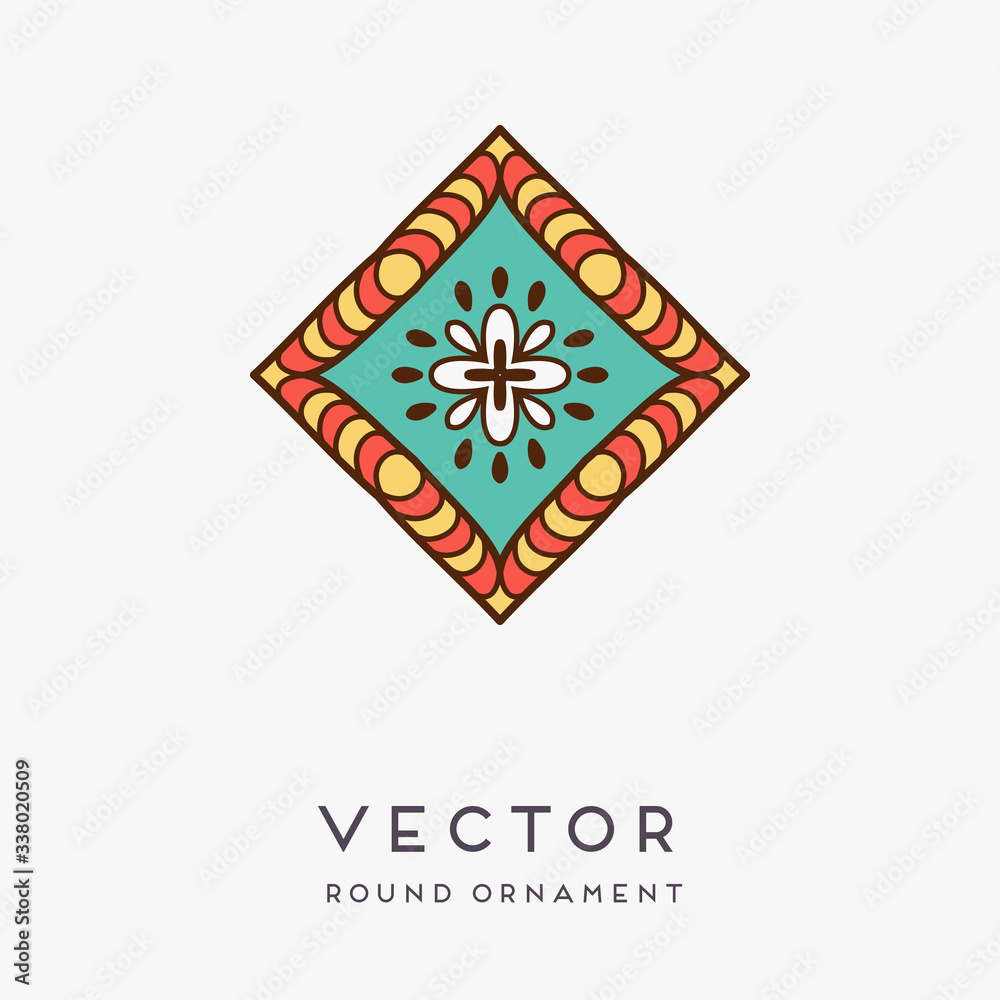 Vector indian Mandala Vector indian Mandala