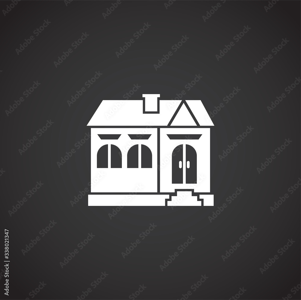 Estate related icon on background for graphic and web design. Creative illustration concept symbol for web or mobile app Estate related icon on background for graphic and web design. Creative illustration concept symbol for web or mobile app