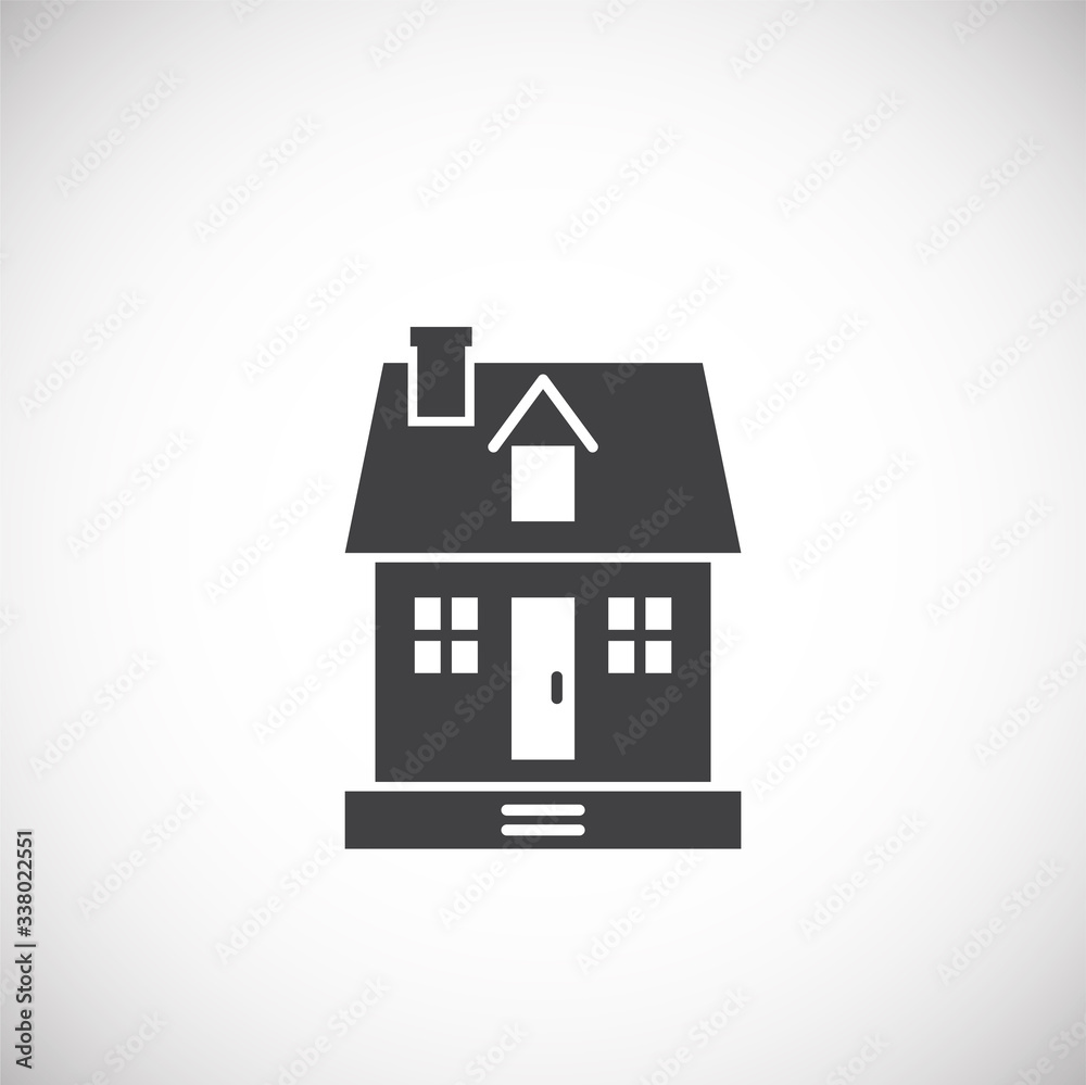 Estate related icon on background for graphic and web design. Creative illustration concept symbol for web or mobile app Estate related icon on background for graphic and web design. Creative illustration concept symbol for web or mobile app