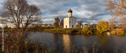 Billede på lærred Church of the Intercession on the Nerl