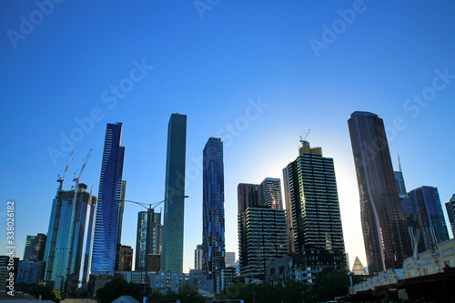 The city of Melbourne  Australia