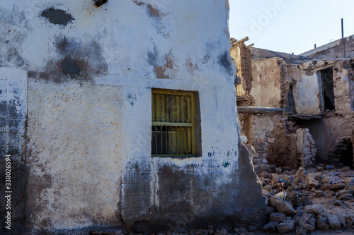 Berbera, Somaliland - November 10, 2019: Dilapidated Streets and Buildings during War in the Berbera City © Dave
