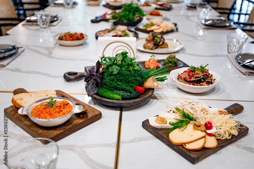 appetizer with salmon