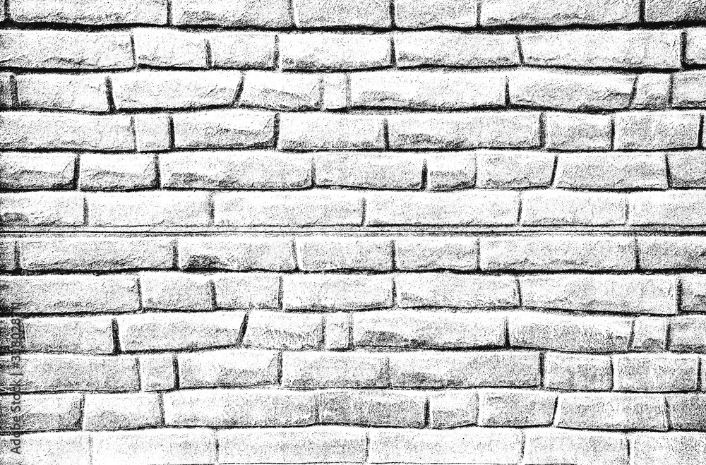 Distress old brick wall texture. Black and white grunge background. Distress old brick wall texture. Black and white grunge background.
