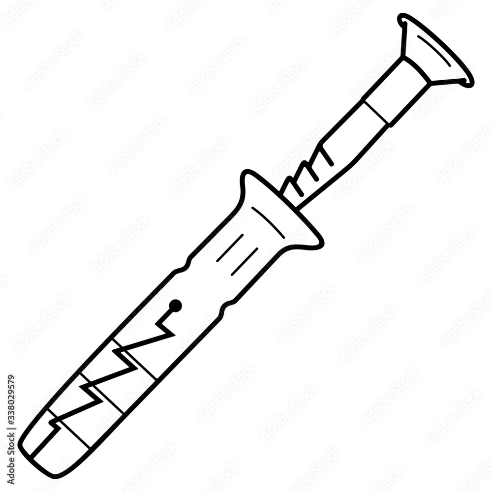 Nylon hammer-in fixing with countersunk head Nylon hammer-in fixing with countersunk head
