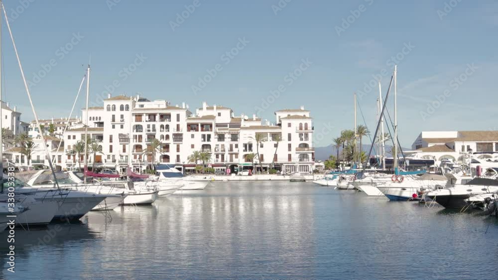 MANILVA, MALAGA / Spain - December 14 2019: Beautiful panoramic view of MANILVA, MALAGA / Spain - December 14 2019: Beautiful panoramic view of