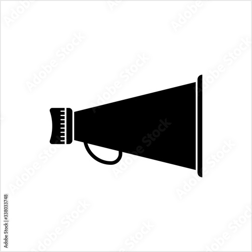 Megaphone Icon, Loud Hailer, Bullhorn, Portable Voice, Sound Amplifier