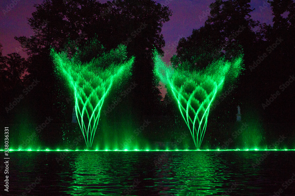 Fototapeta Spectacle des Grandes Eaux au Chateau de Versailles