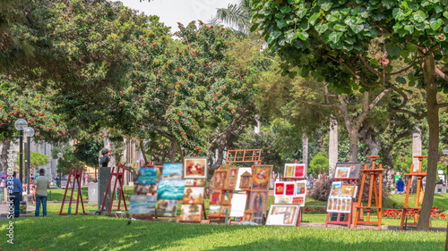Fotografía Miraflores central park timelapse
