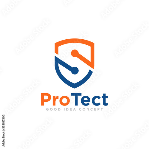 Shield Protection Logo Icon Design Vector