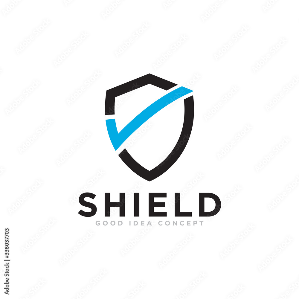 Shield Protection Logo Icon Design Vector Shield Protection Logo Icon Design Vector