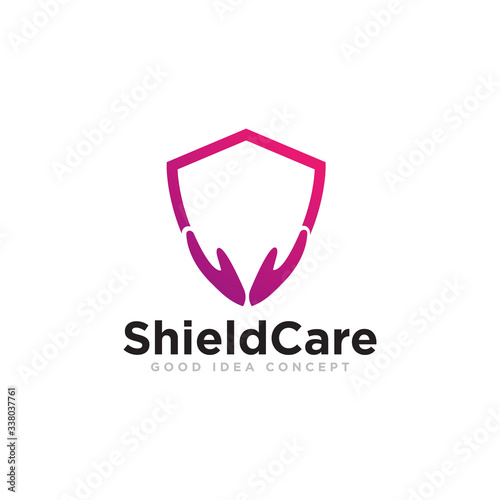 Shield Protection Logo Icon Design Vector