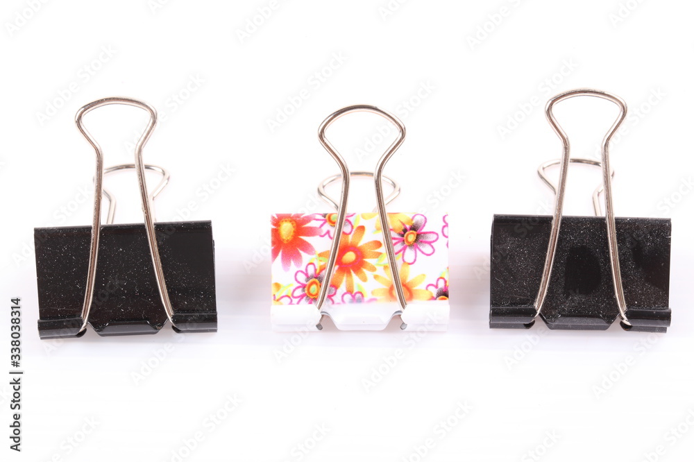 Paper clip isolated on white background. Paper clip isolated on white background.