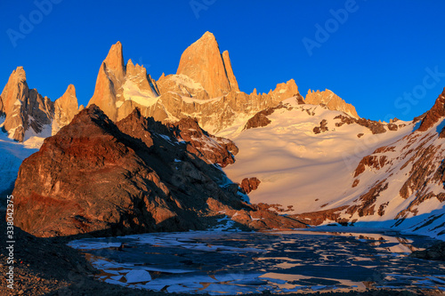 Blick auf den Mount Fitzroy in El Chalten Argentinien