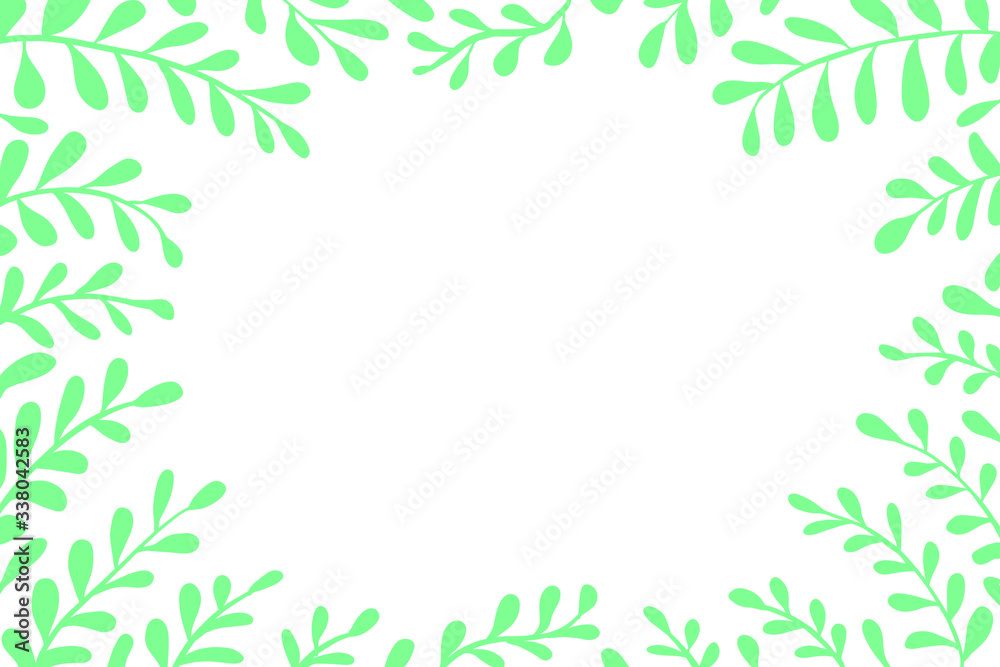 Beautiful frame of pink purple twigs, leaves on a white isolated background for Beautiful frame of pink purple twigs, leaves on a white isolated background for