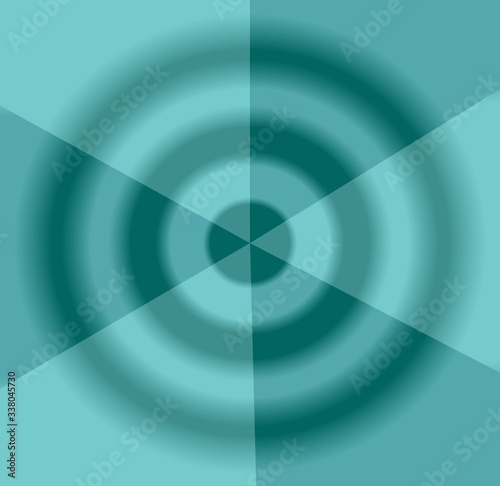 Foto Blurred dart board pattern depicting spinning motion