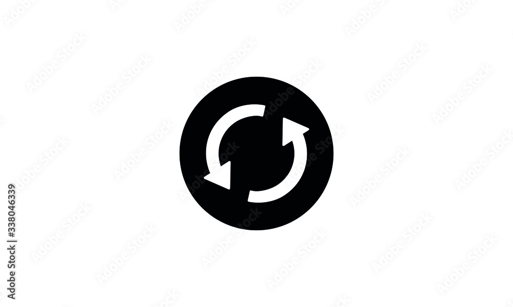 Refresh, Rotation arrow icon vector illustration,Update symbol Refresh, Rotation arrow icon vector illustration,Update symbol