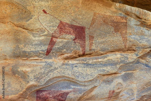 Amazing Inside View Pictures of the Laas Geel cave formations - an earliest known cave paintings in the Horn of Africa, Somaliland photo