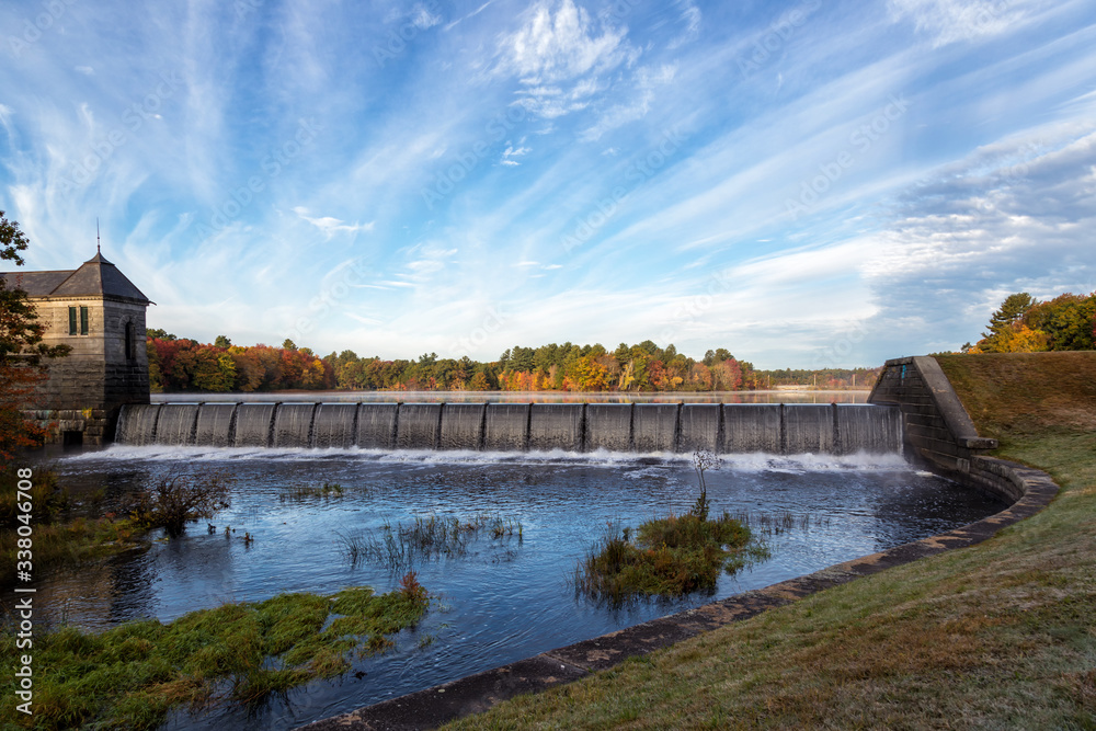A Beautiful Morning of Autumn in Framingham Massachusetts A Beautiful Morning of Autumn in Framingham Massachusetts
