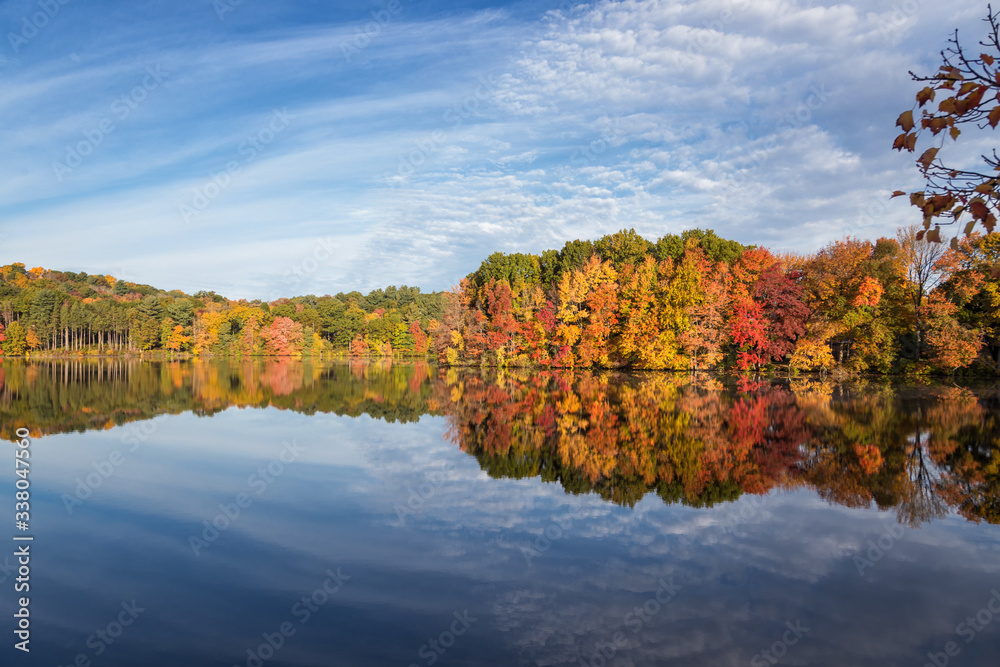 A Beautiful Morning of Autumn in Framingham Massachusetts A Beautiful Morning of Autumn in Framingham Massachusetts