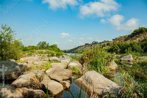  granite stones on the South Bug river, Mykolaiv region, Ukraine.