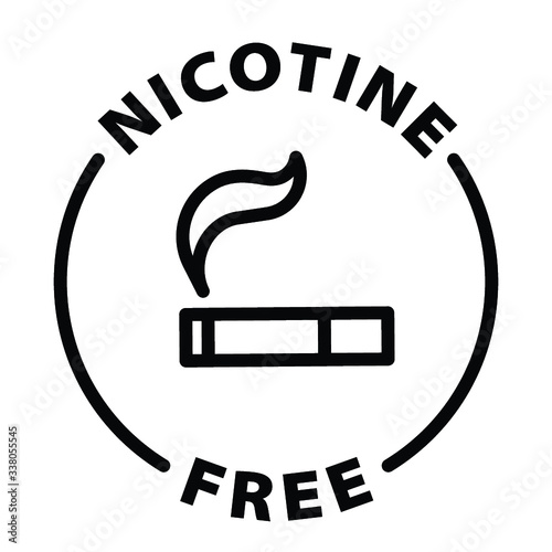 nicotine free icon