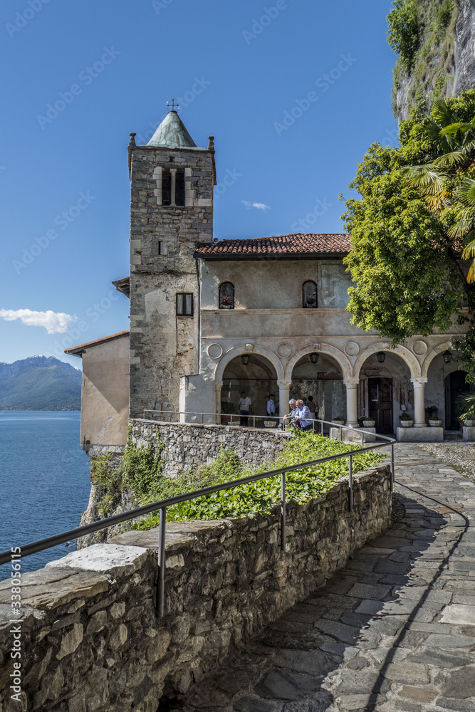 The hermitage of Santa Caterina del Sasso 