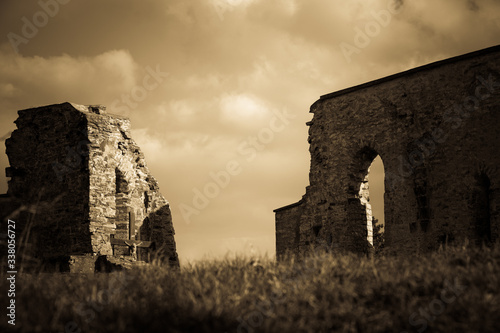 Die Ruine der Katharinenkapelle in Heidenheim, Bayern photo