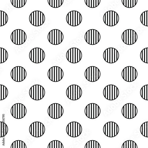 Plain circled stripes pattern