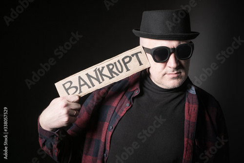 Financial suicide. Man is a...