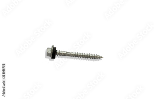 Screw nut isolated on a white background