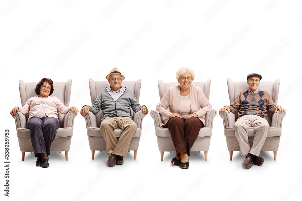 © Ljupco Smokovski - Senior people sitting in armchairs