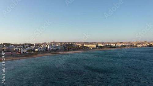 Wallpaper Mural Aerial shot of beautiful Coastal town Sahl Hasheesh, Red Sea Egypt Torontodigital.ca