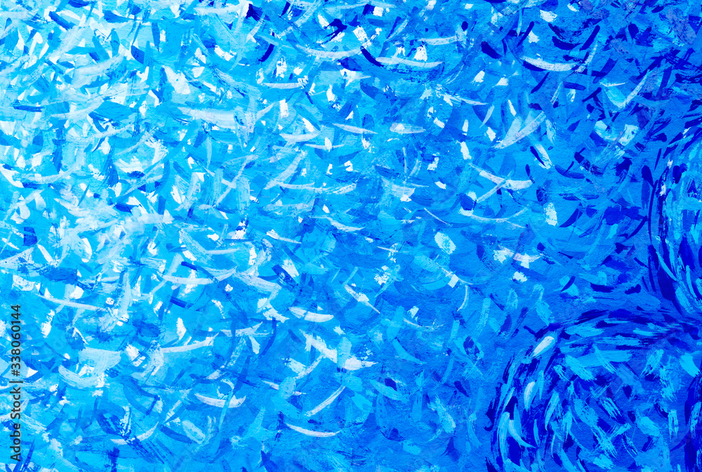 Gradient transition of paint from light blue to dark blue in the style of pointillism. Beautiful gouache texture. Excellent for textiles, printed materials, wrapping paper, business cards, postcards Gradient transition of paint from light blue to dark blue in the style of pointillism. Beautiful gouache texture. Excellent for textiles, printed materials, wrapping paper, business cards, postcards