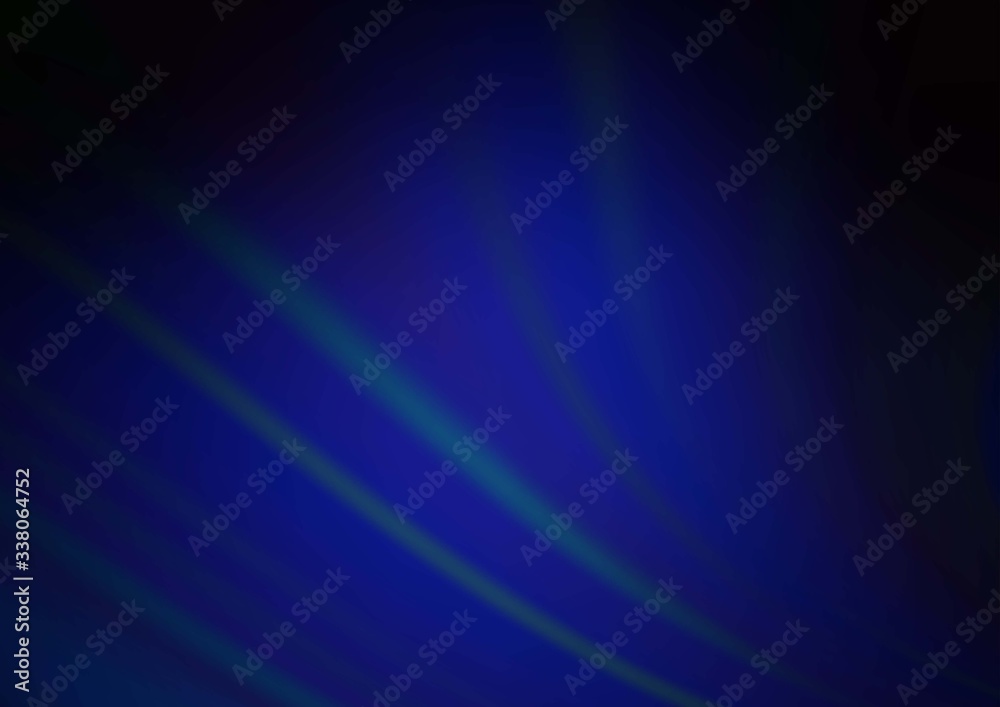 Dark BLUE vector modern elegant template. An elegant bright illustration with gradient. A completely new template for your design.