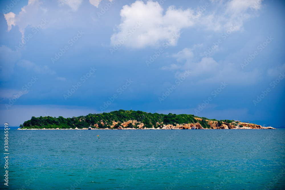 View of the island of Ko Khrok from the island of Ko Lan View of the island of Ko Khrok from the island of Ko Lan