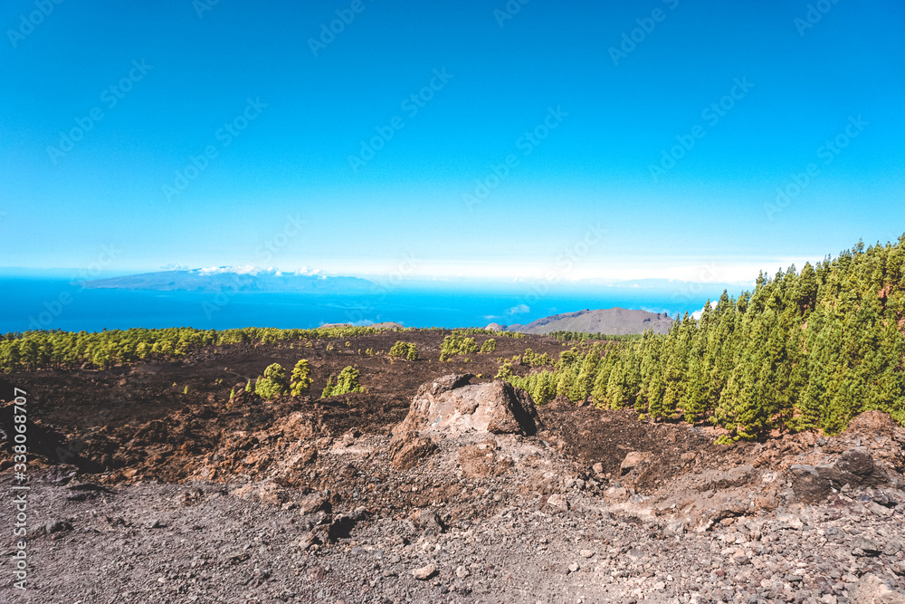 View from El Teide National park