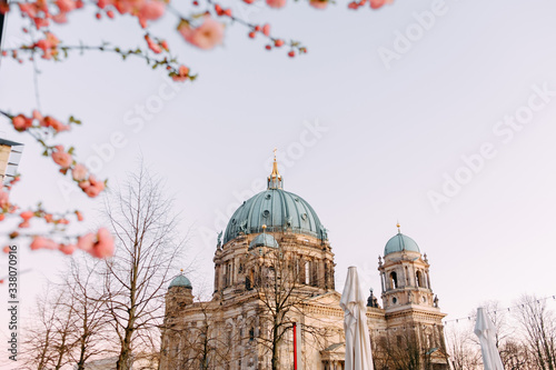 BERLIN, GERMANY - 04.04.2020: View on the Berlin Cathedral. © Elena Krivorotova