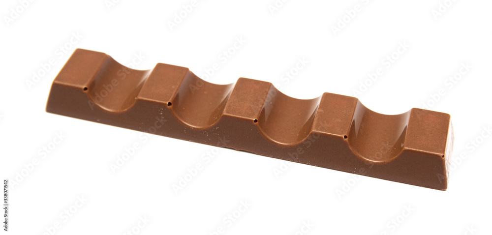Chocolate bar isolated on a white background. Chocolate bar isolated on a white background.