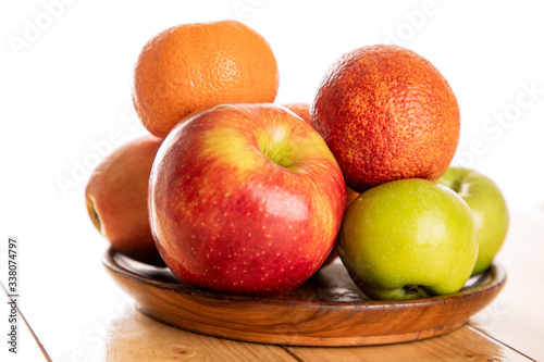 fruits on the wooden table