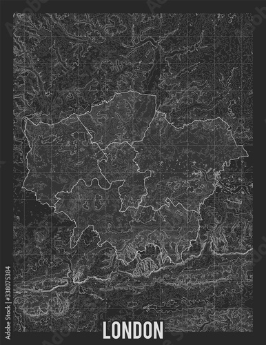Photography City map of London