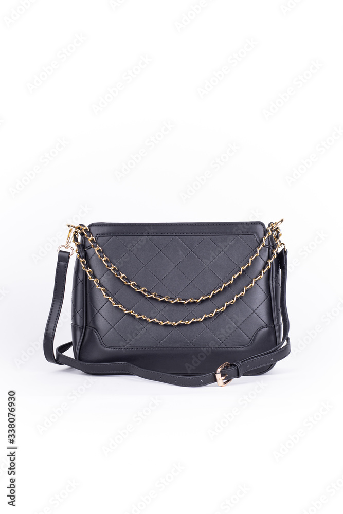 leather elegant women bag. Fashionable female handbag, isolated leather elegant women bag. Fashionable female handbag, isolated