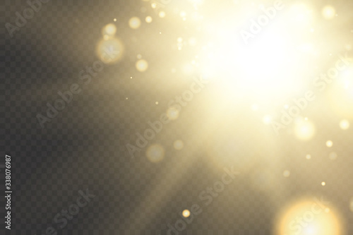 Wallpaper Mural Glow isolated white transparent light effect set, lens flare, explosion, glitter, line, sun flash, spark and stars. Abstract special effect element design. Shine ray with lighting, sparkling round Torontodigital.ca