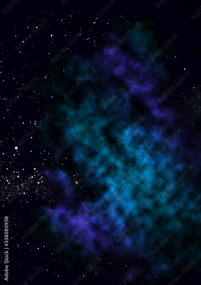 Fototapeta premium Small part of an infinite star field.