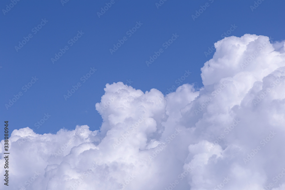 Blue sky background with white clouds on sunny day. Blue sky background with white clouds on sunny day.